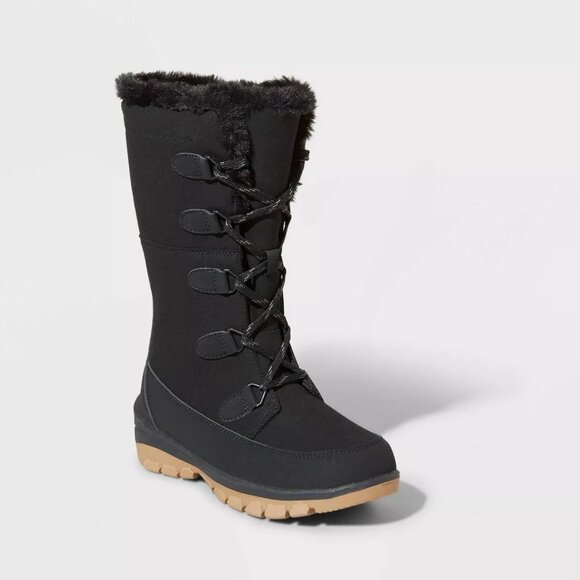 Women's Carla Tall Winter Boots - warm waterproof brand new - Picture 1 of 7